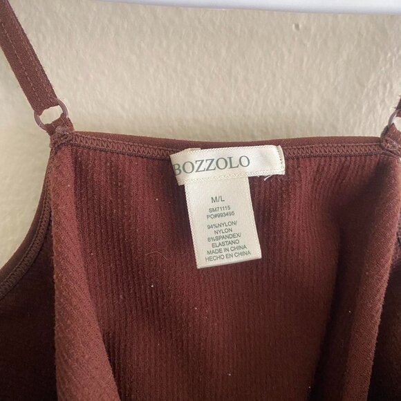 Women's Brown and Burgundy Vest - Picture 3 of 3